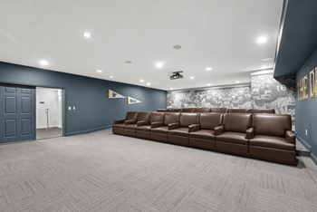 Fantastic on-site movie theater